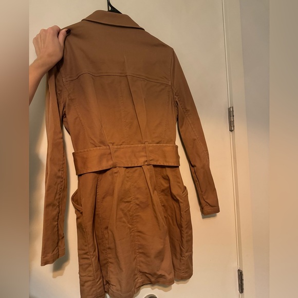 And Other Stories Denim Belted Utility Mini Dress. Size 8 - Picture 6 of 10